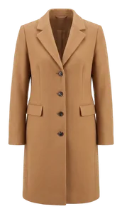 Wollmantel Camel