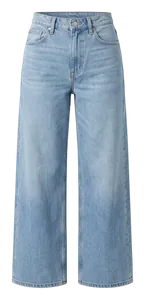 Weite Jeans Hellblau